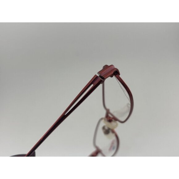 LE CHIC LUNNETTE - LC825 M. Burgundy 52-17-135 Rectangle Glasses Frames - Picture 4 of 7